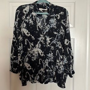 Free People long sleeve button up